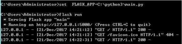 python中flask如何实现web服务