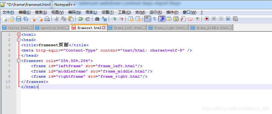 python3.6+selenium实现操作Frame中的页面元素