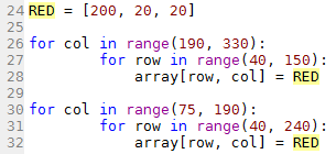 通过python改变图片特定区域的颜色详解