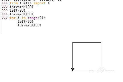 python如何使用turtle库画一个方格和圆