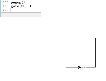 python如何使用turtle庫畫一個(gè)方格和圓