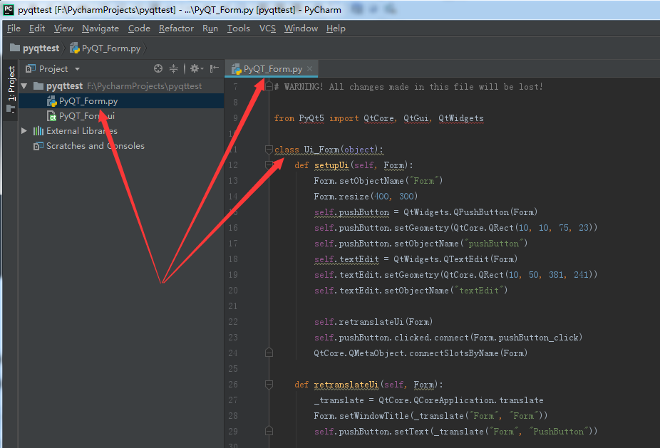 PyCharm+QTDesigner+PyUIC怎么用