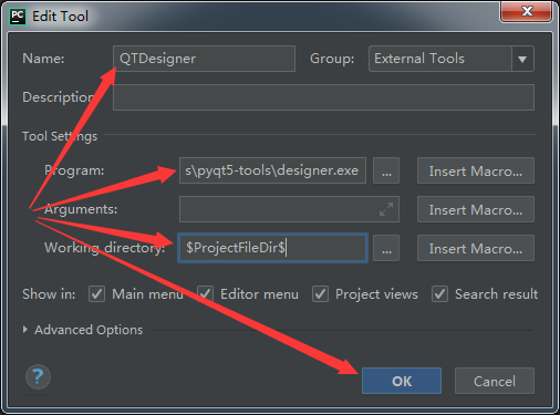 PyCharm+Qt Designer+PyUIC如何安装配置