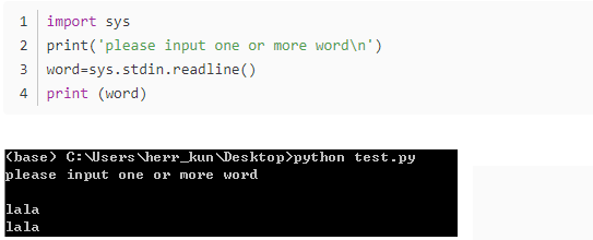 Python如何讀取stdin方法