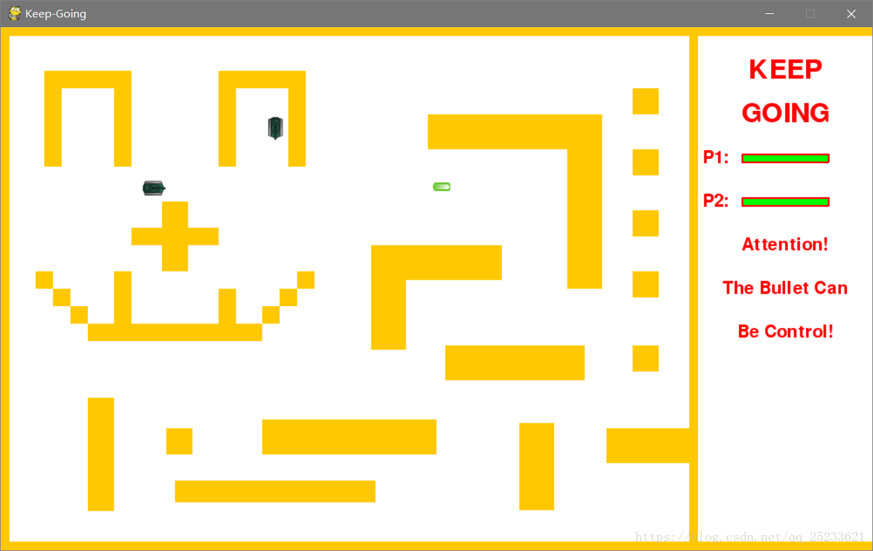 python使用pygame模块实现坦克大战游戏