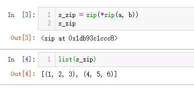 Python3中对象组合zip()和回退方式*zip如何实现