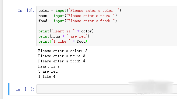 python如何制作填词游戏步骤