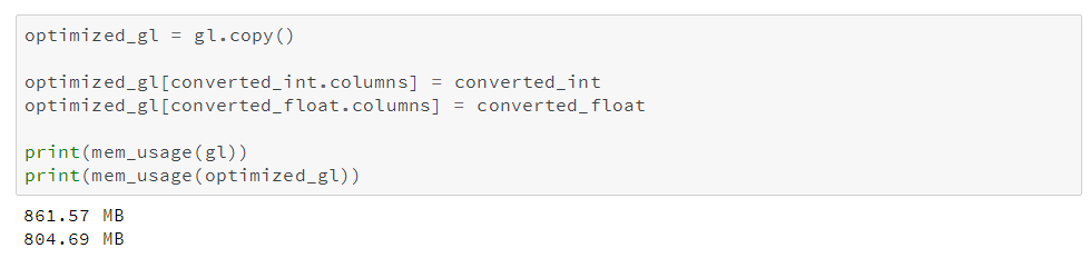 python如何使用pandas处理大数据节省内存