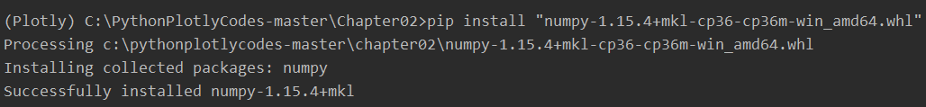 python3.6下Numpy库下载与安装图文教程