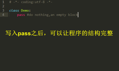 pass在python中有什么用