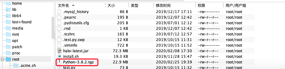 在服务器上怎么安装python3.8.2环境