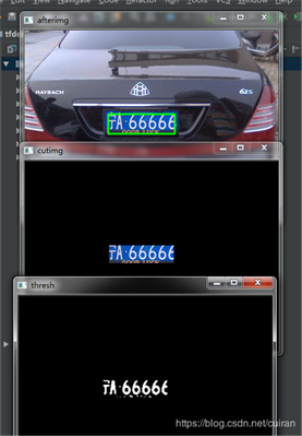 OpenCV+Python識別車牌和字符分割的實現(xiàn)