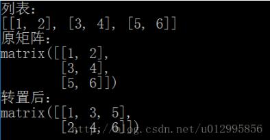 怎么在Python中使用Numpy對(duì)矩陣進(jìn)行轉(zhuǎn)置