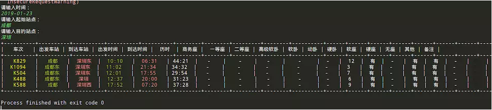 Python爬蟲實(shí)戰(zhàn)之12306搶票的示例分析