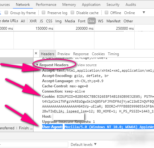 python3爬虫如何构建请求header