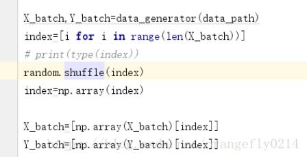 对python打乱数据集中X,y标签对的方法详解