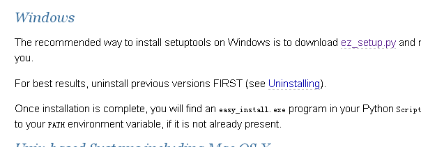 Python中安装easy_install的方法