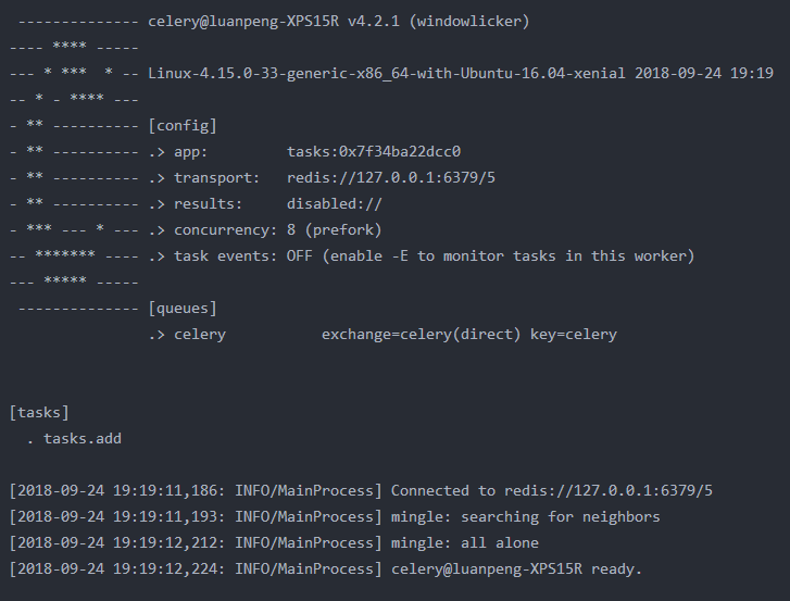 Python中怎么使用Celery并行分布式框架