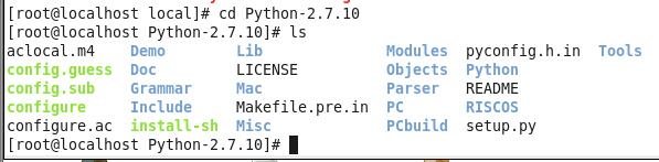 Linux系统（CentOS）下python2.7.10安装