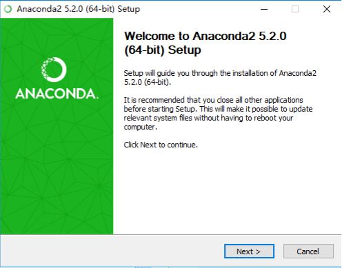 Anaconda2 5.2.0如何安装使用
