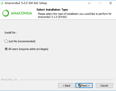 Anaconda2 5.2.0如何安装使用