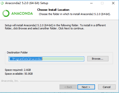 Anaconda2 5.2.0如何安装使用
