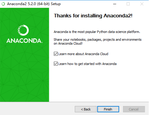 Anaconda2 5.2.0如何安装使用