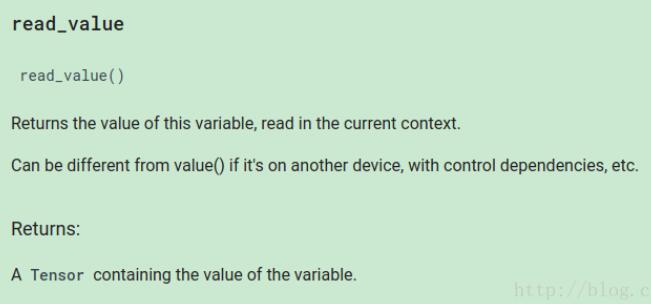 tensorflow: variable的值與variable.read_value()的值區(qū)別詳解