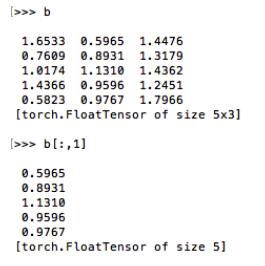 如何在pytorch中合并与截取tensor