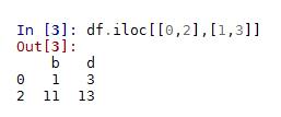 pandas之DataFrame行列数据筛选的示例分析