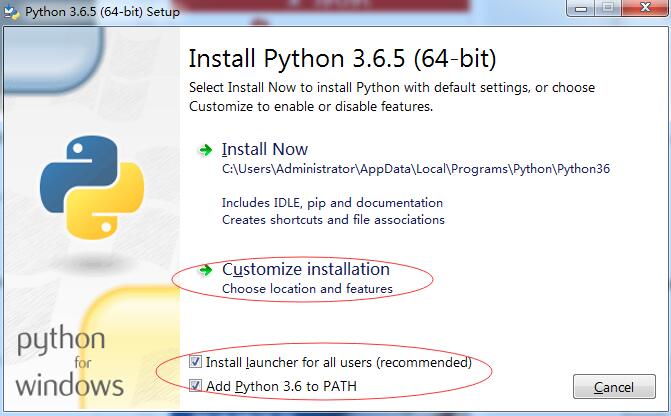 怎么在Win7 64位环境中安装python3.6.5