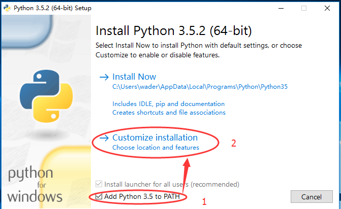 怎么在windows10中使用pip3安装python3.5