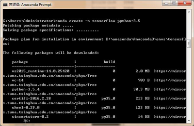 怎么在windows环境中安装tensorflow