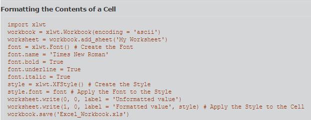 怎么在Python中使用xlwt模块对Excel进行操作