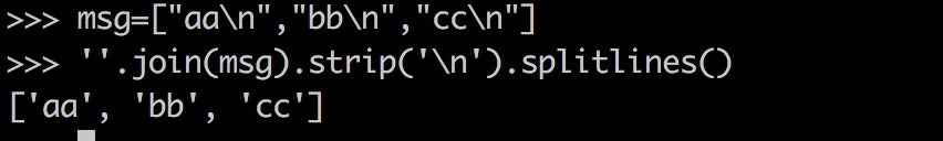 python: line=f.readlines()消除line中\n的方法