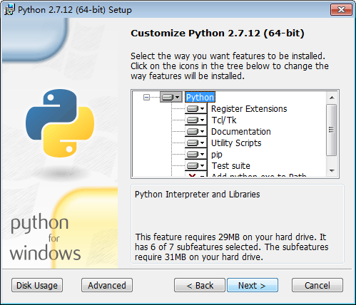 python2.7怎么安装