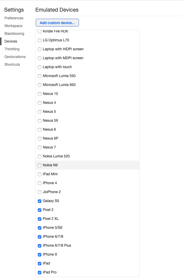 Selenium如何使用Chrome模拟手机浏览器