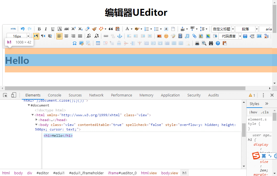 Selenium实现向iframe富文本框输入内容的方法