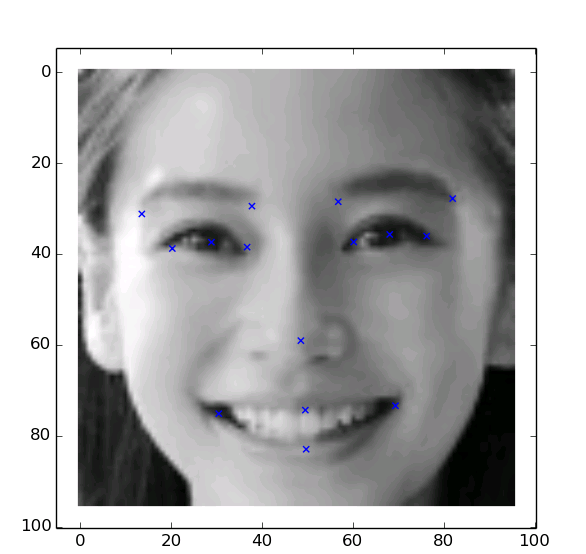 Tensorflow實現(xiàn)卷積神經(jīng)網(wǎng)絡(luò)用于人臉關(guān)鍵點識別