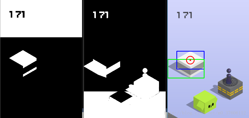 python微信跳一跳系列之如何实现色块轮廓定位棋盘