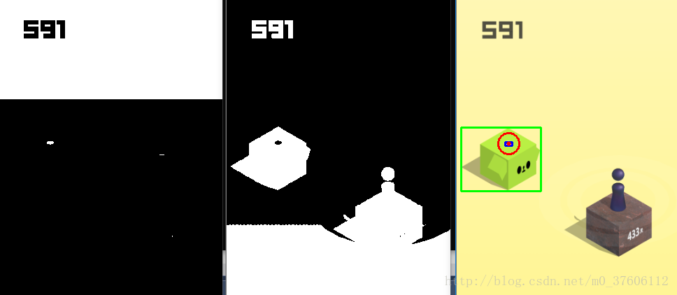 python微信跳一跳系列之如何实现色块轮廓定位棋盘