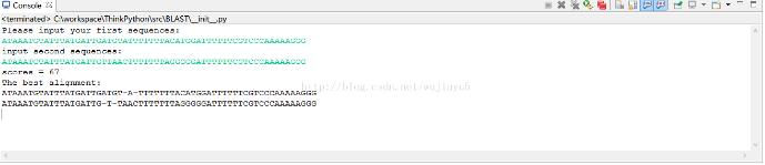 使用python實現(xiàn)BLAST的方法