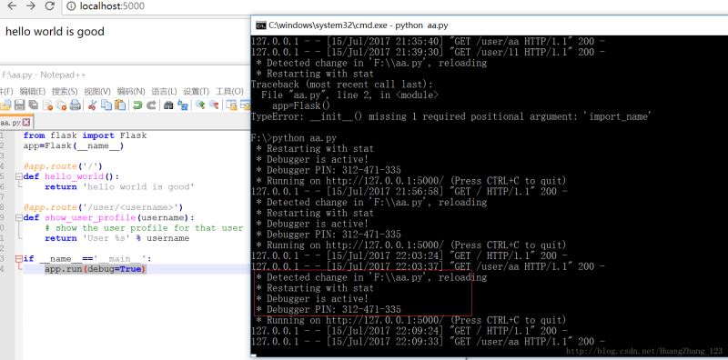 Python Flask基础教程示例代码