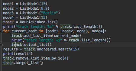 使用python实现链表操作