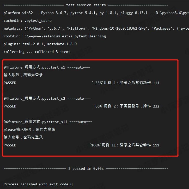 Pytest框架之fixture的详细使用教程