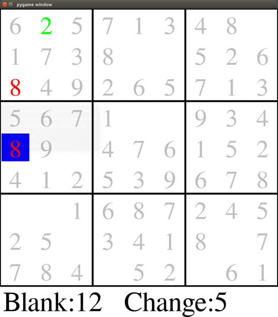 150行Python代碼實(shí)現(xiàn)帶界面的數(shù)獨(dú)游戲