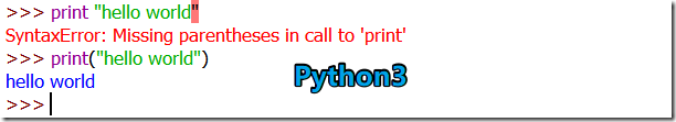 Python2 与Python3的版本区别实例分析