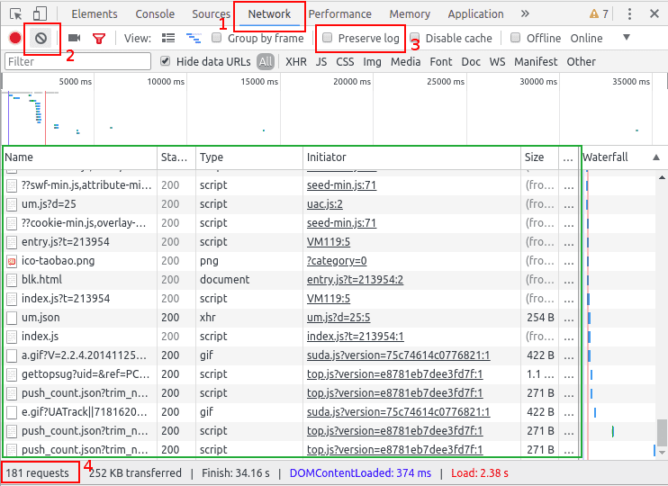 詳解Python爬蟲谷歌Chrome F12抓包過程