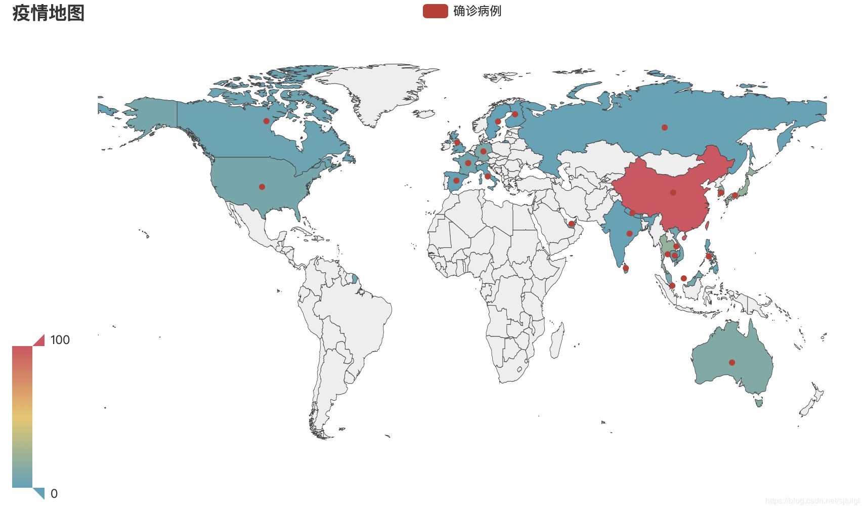 python使用pyecharts库画地图数据可视化的实现