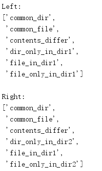 Python3 filecmp模块测试比较文件原理解析